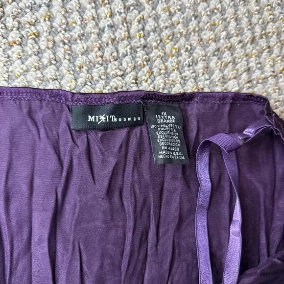 Gorgeous vintage y2k purple paisley babydoll fairy cami tank top - Picture 8 of 8